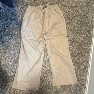 Pretty little thing joggers in tan